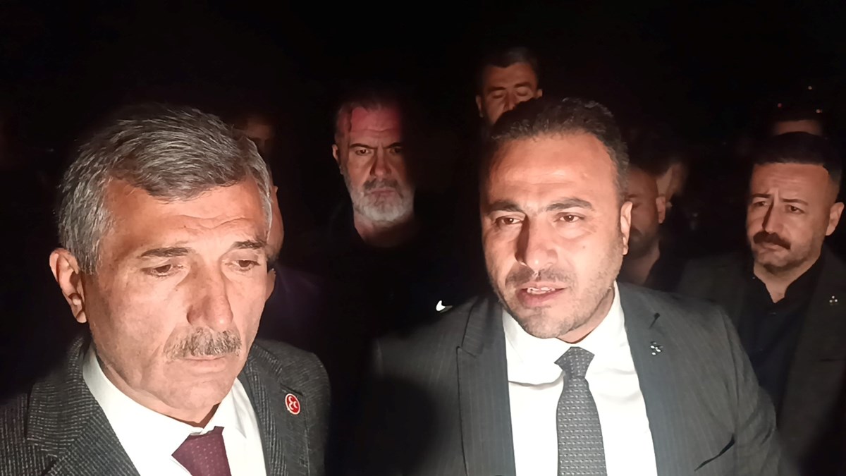 MHP Bahşılı Belediye başkan adayı Halil İbrahim Bişkin ve MHP Kırıkkale İl Başkanı Murat Abalı