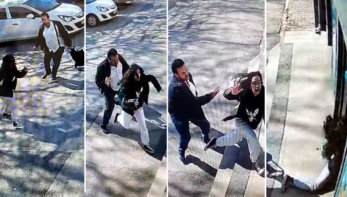 Sokak ortasında genç kıza durduk yere saldırdı